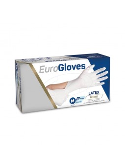 Eurogloves Latex Handschoenen wit poedervrij XS