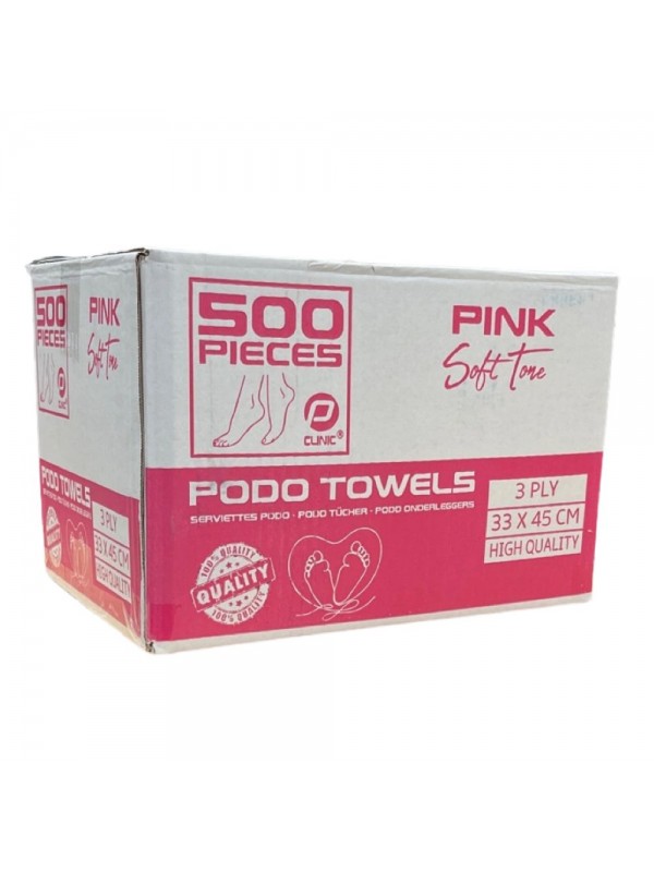 PClinic Podo Towels extra sterk roze
