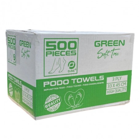 PClinic Podo Towels extra sterk groen doos 500 st