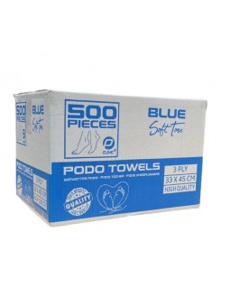 PClinic Podo Towels extra sterk blauw doos 500 st